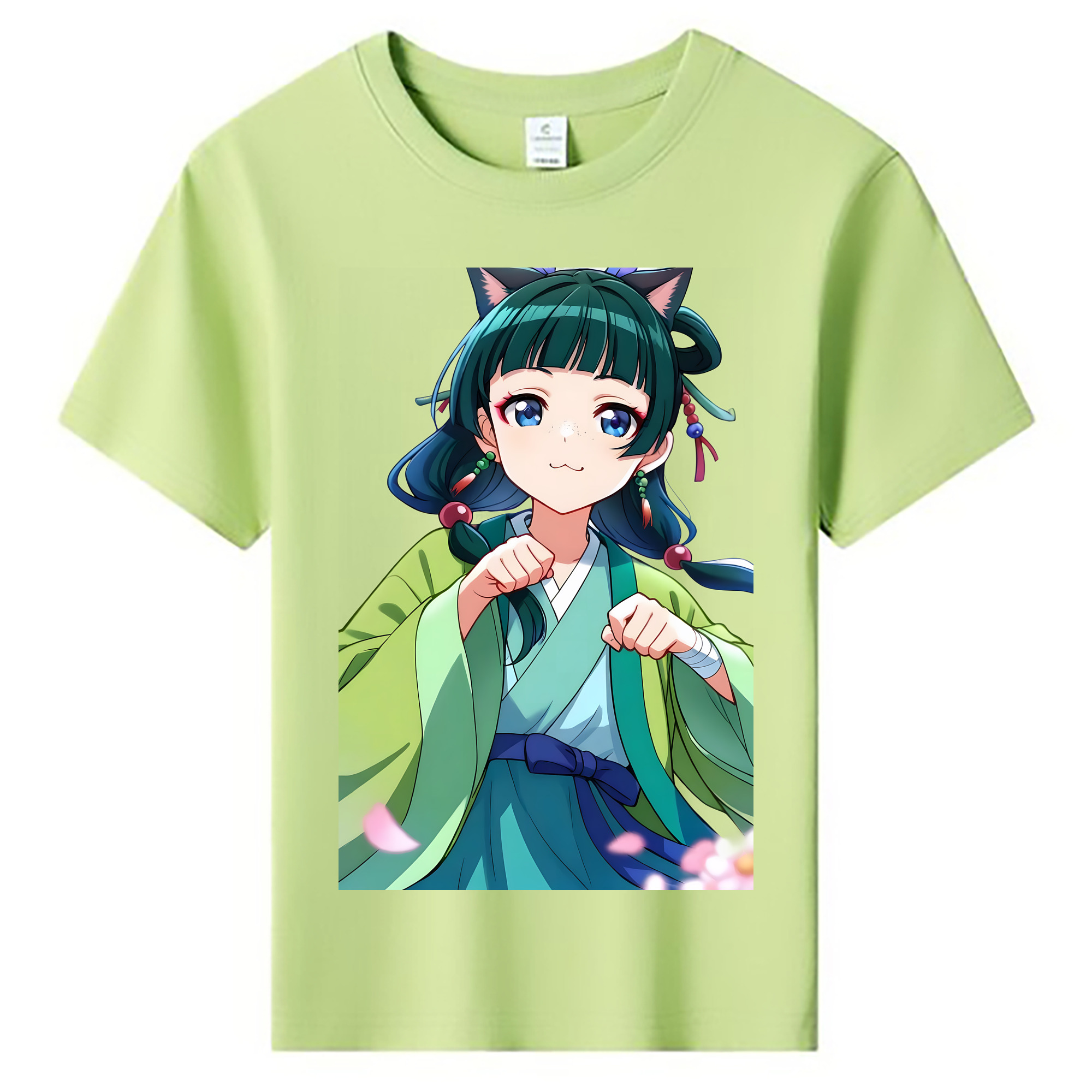 （画像用） 薬屋のひとりごと The Apothecary Diaries 綿100％キッズTシャツ（フロントプリント）